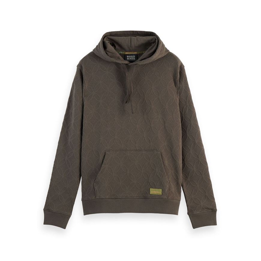 Снимка на SCOTCH&SODA MEN'S JACQUARD TERRY HOODIE