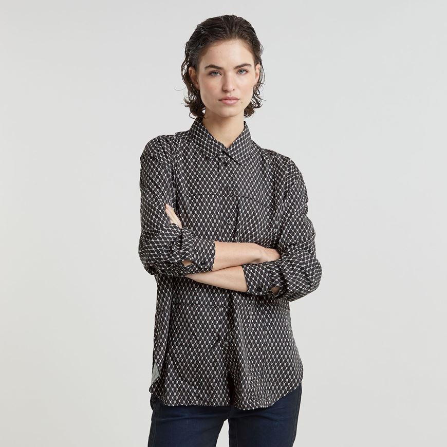 Снимка на G-STAR RAW WOMEN'S BOYFRIEND PINTUCK SHIRT