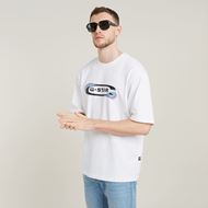 Снимка на G-STAR RAW MEN'S GRADIENT OLD SKOOL LOGO BOXY T-SHIRT