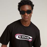 Снимка на G-STAR RAW MEN'S GRADIENT OLD SKOOL LOGO BOXY T-SHIRT