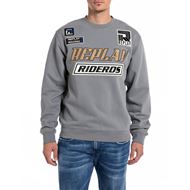 Снимка на REPLAY MEN'S SWEATSHIRT WITH PATCH AND LETTERING