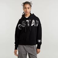 Снимка на G-STAR RAW WOMEN'S EMBRO PRINT OVS HOODED SWEATER