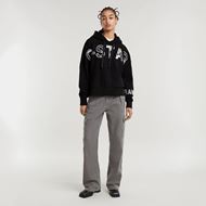 Снимка на G-STAR RAW WOMEN'S EMBRO PRINT OVS HOODED SWEATER