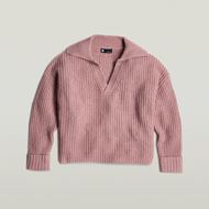 Снимка на G-STAR RAW WOMEN'S HEAVY KNITTED LOOSE POLO