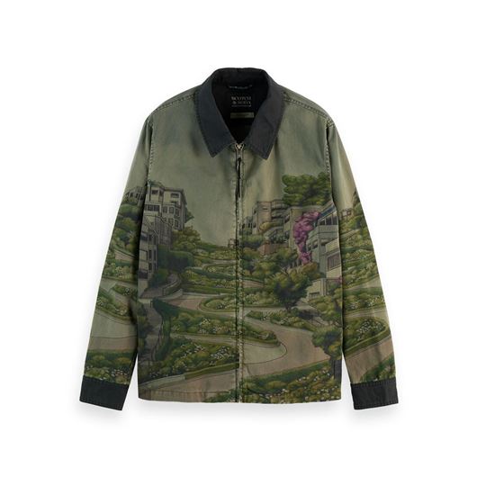 Снимка на SCOTCH&SODA MEN'S PHOTO-PRINTED TWILL COACH JACKET