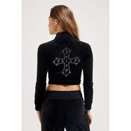 Снимка на JUICY COUTURE WOMEN'S JUICY CROSS MORGAN CORSET TRACK TOP