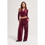 Снимка на JUICY COUTURE WOMEN'S JUICY CROSS JERRY WIDE LEG TRACK PANTS