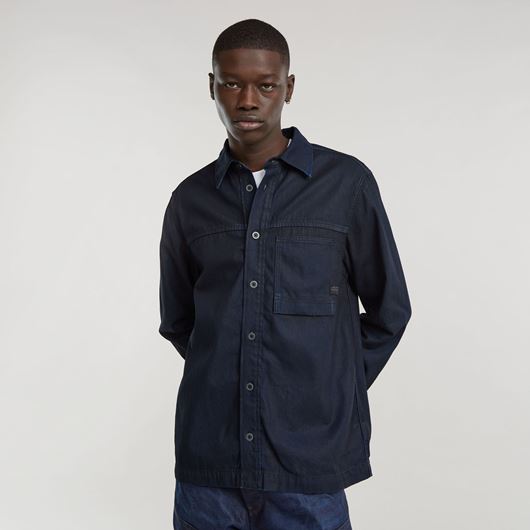 Снимка на G-STAR RAW MEN'S 1-POCKET REGULAR DENIM SHIRT