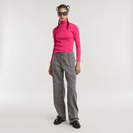 Снимка на G-STAR RAW WOMEN'S ASYMMETRIC ZIP CROPPED SLIM MOCK