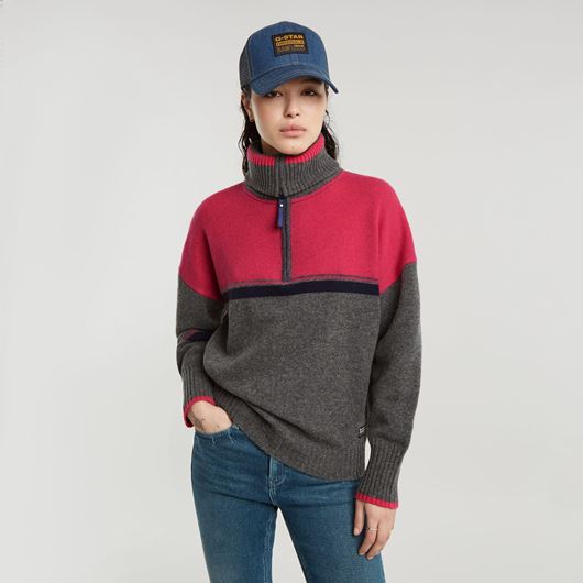 Снимка на G-STAR RAW WOMEN'S MULTI COLOR LOOSE SKIPPER KNIT