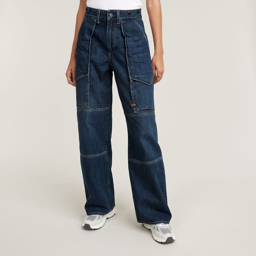 Снимка на G-STAR RAW WOMEN'S BARREL UTILITY HIGH LOOSE JEANS