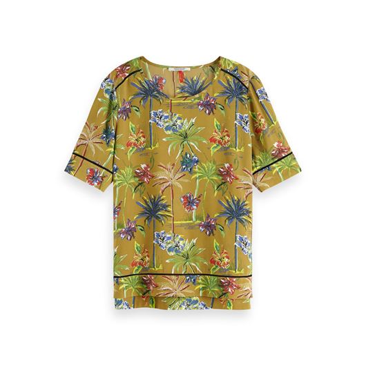 Снимка на SCOTCH&SODA WOMEN'S Allover printed ladder top