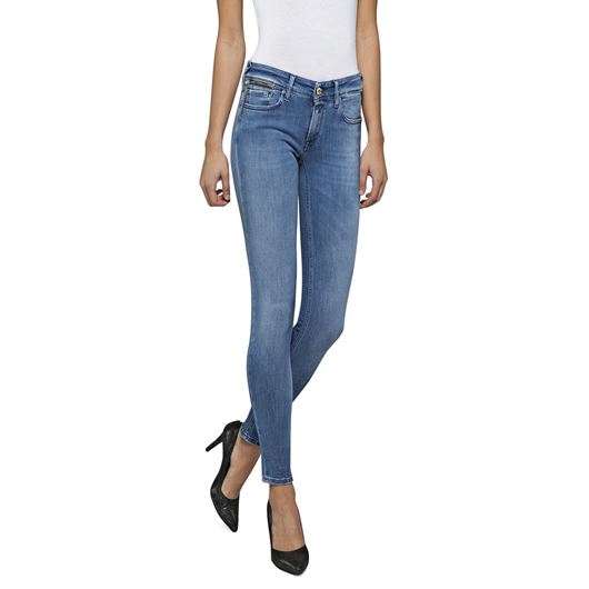 Снимка на REPLAY WOMEN'S SKINNY FIT LUZ COIN ZIP JEANS WCX689.69D573G.009