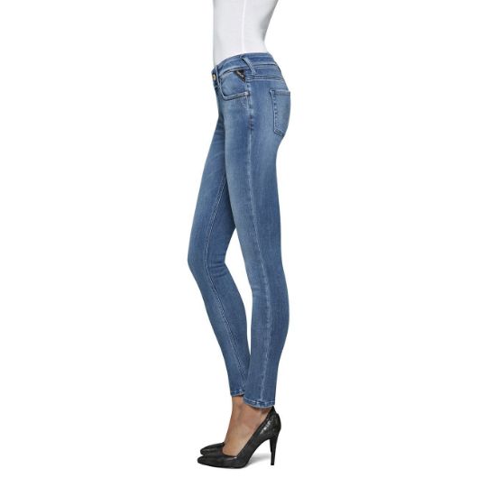 Снимка на REPLAY WOMEN'S SKINNY FIT LUZ COIN ZIP JEANS WCX689.69D573G.009