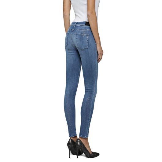 Снимка на REPLAY WOMEN'S SKINNY FIT LUZ COIN ZIP JEANS WCX689.69D573G.009