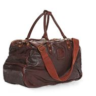 Снимка на CAMPOMAGGI TROLLEY DUFFLE BAG TOKIO IN DARK BROWN LEATHER