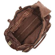 Снимка на CAMPOMAGGI TROLLEY DUFFLE BAG TOKIO IN DARK BROWN LEATHER