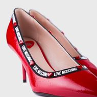 Снимка на LOVE MOSCHINO WOMEN'S DECOLLETE SHOES WITH LOGOS AND HEARTS