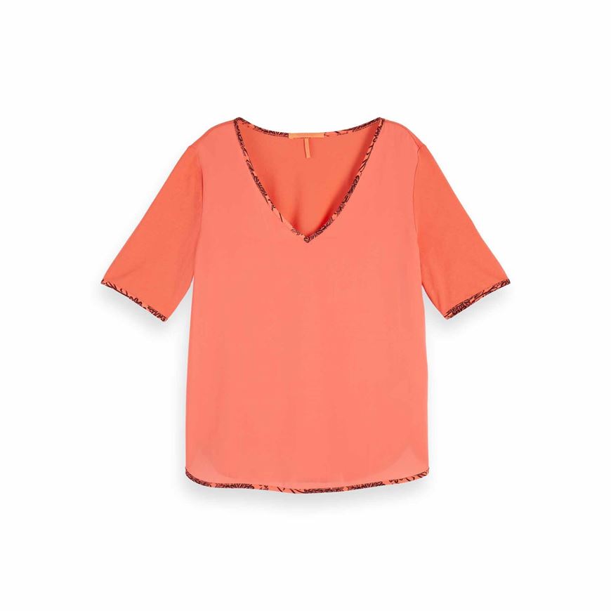 Снимка на SCOTCH&SODA WOMEN'S Cotton Blend Top