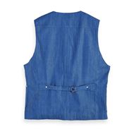 Снимка на SCOTCH&SODA MEN'S AMS BLAUW EASY DENIM GILET