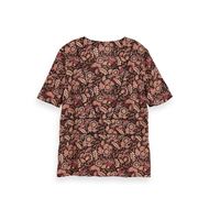 Снимка на SCOTCH&SODA WOMEN'S SHORT SLEEVE LADDER TOP