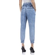 Снимка на REPLAY WOMEN'S DENIM CROPPED TROUSERS WITH RIBBON BELT