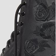 Снимка на DR. MARTENS WOMEN'S 1460 VONDA MONO FLORAL ROSE LEATHER LACE UP BOOTS