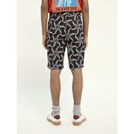 Снимка на SCOTCH&SODA MEN'S SEASONAL FIT- ALL-OVER PRINTED LINEN-BLEND BERMUDA SHORT