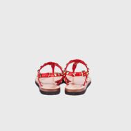 Снимка на LOVE MOSCHINO WOMEN'S HEART STUDS SANDALS