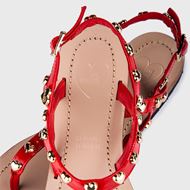 Снимка на LOVE MOSCHINO WOMEN'S HEART STUDS SANDALS