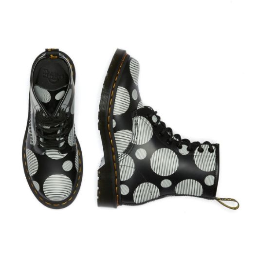 Снимка на DR. MARTENS WOMEN'S 1460 POLKA DOT SMOOTH LEATHER BOOTS