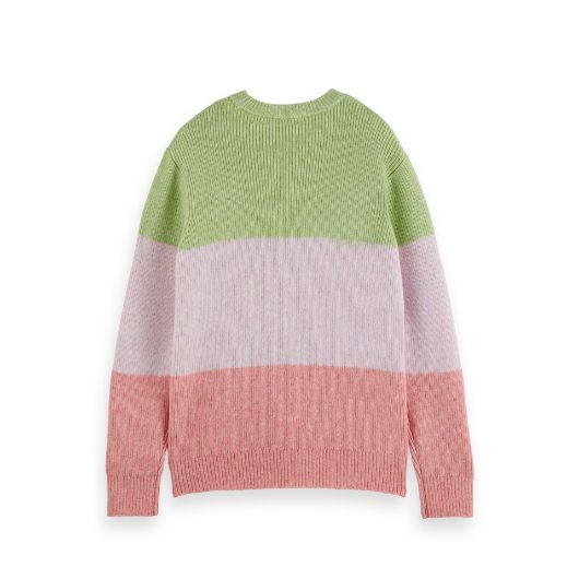 Снимка на SCOTCH&SODA MEN'S COLOURBLOCK RIB KNIT PULLOVER CONTAINS ALPACA WOOL