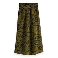 Снимка на SCOTCH&SODA WOMEN'S PRINTED MIDI-LENGTH HIGH-RISE SKIRT, CONTAINS ECOVERO™