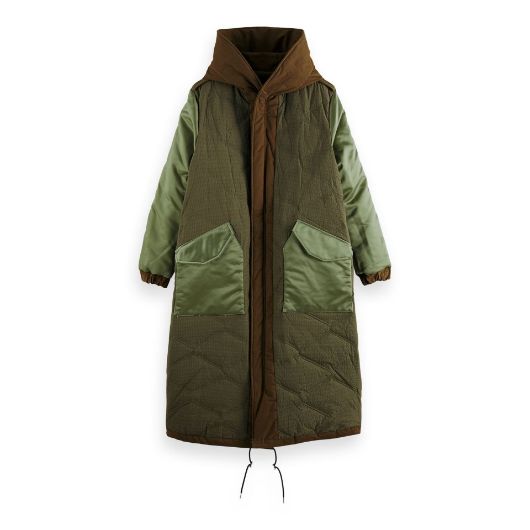 Снимка на SCOTCH&SODA WOMEN'S REVERSIBLE HOODED PARKA WITH REPREVE® FILLING