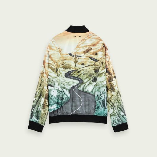 Снимка на SCOTCH&SODA MEN'S PRINTED REVERSIBLE BOMBER JACKET