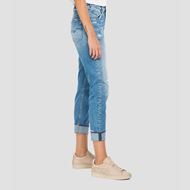 Снимка на REPLAY WOMEN'S BOY FIT MARTY BROKEN EDGE JEANS