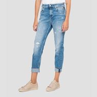 Снимка на REPLAY WOMEN'S BOY FIT MARTY BROKEN EDGE JEANS