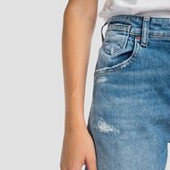 Снимка на REPLAY WOMEN'S BOY FIT MARTY BROKEN EDGE JEANS