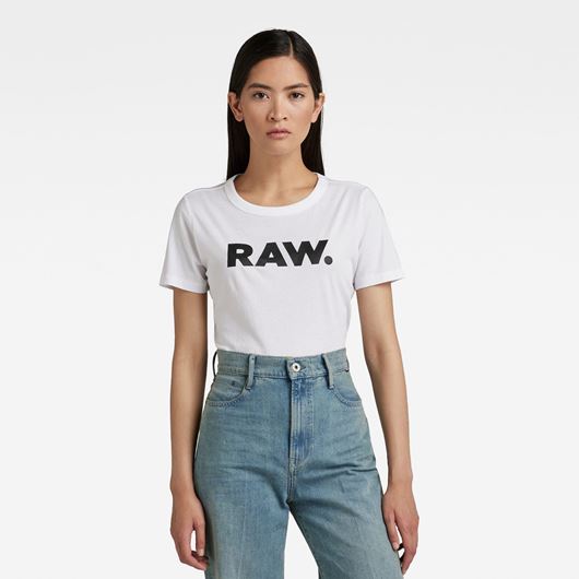 Снимка на G-STAR RAW WOMEN'S RAW. SLIM ROUND NECK TOP