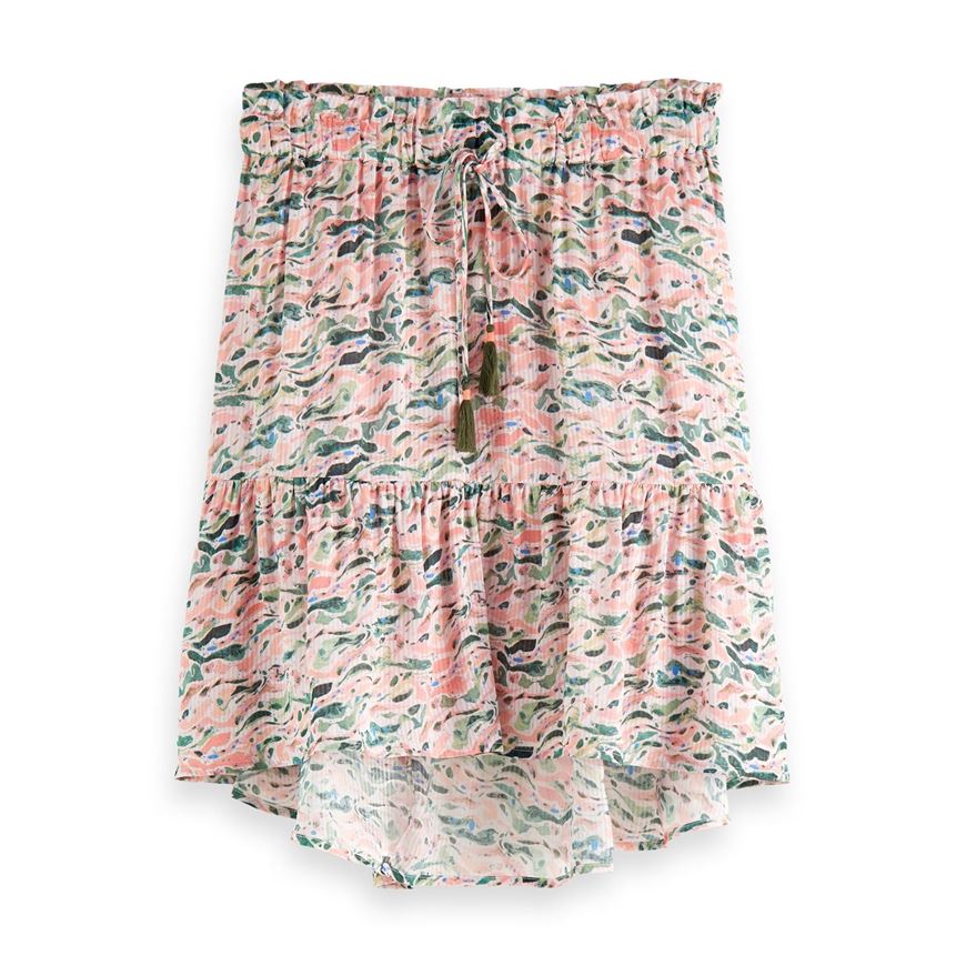 Снимка на SCOTCH&SODA WOMEN'S PRINTED RUFFLED SHORT SKIRT