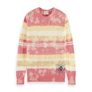 Снимка на SCOTCH&SODA MEN'S STRIPED PULLOVER WITH BLEACH TIE-DYE