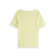 Снимка на SCOTCH&SODA WOMEN'S FITTED RIBBED SCOOP-NECK T-SHIRT