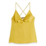 Снимка на SCOTCH&SODA WOMEN'S LINEN TANK TOP WITH TIE DETAIL