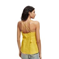 Снимка на SCOTCH&SODA WOMEN'S LINEN TANK TOP WITH TIE DETAIL