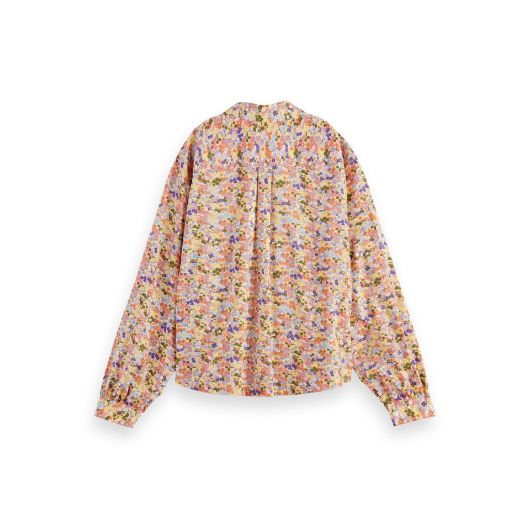 Снимка на SCOTCH&SODA WOMEN'S ALLOVER PRINT BALLOON SLEEVE SHIRT