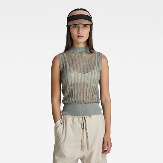 Снимка на G-STAR RAW WOMEN'S POINTELLE MOCK  KNIT