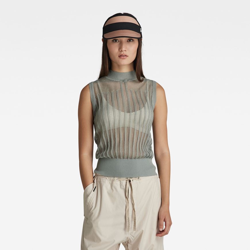 Снимка на G-STAR RAW WOMEN'S POINTELLE MOCK  KNIT