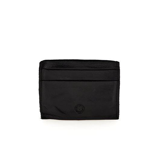 Снимка на CAMPOMAGGI CLASSIC CARD HOLDER IN BLACK LEATHER