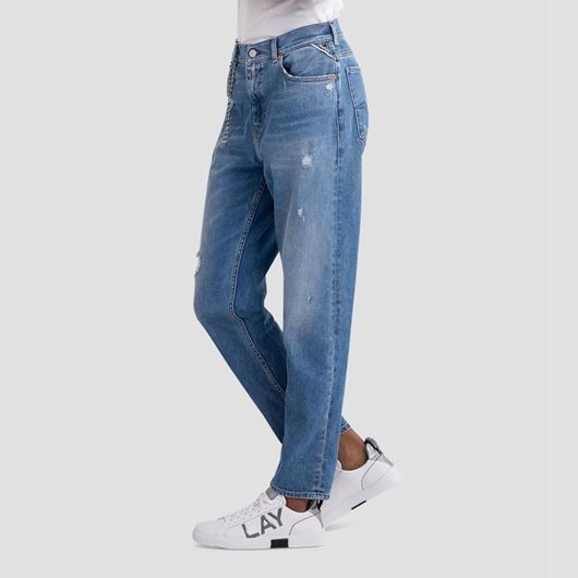 Снимка на REPLAY WOMEN'S ROSE LABEL TAPERED FIT KILEY JEANS