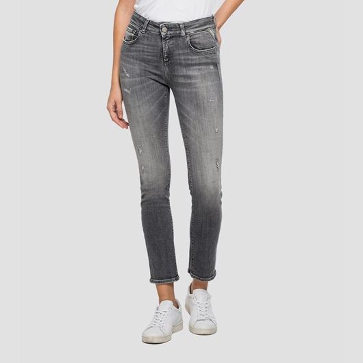 Снимка на REPLAY WOMEN'S SLIM FIT FAABY BROKEN EDGE JEANS